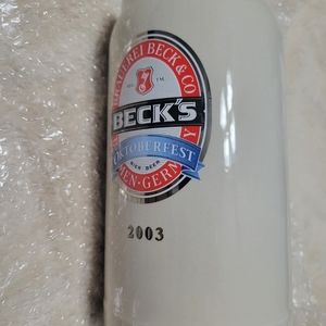 Becks Beer Stein 2003 Collectible